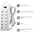 Surge Protector 6 Port Us Prise secteur avec 6 ports Smart Fast USB Charger